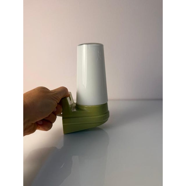 Model 6080 Wall Lamp in Mint Green by Sigvard Bernadotte for Ifö For Sale - Image 4 of 11