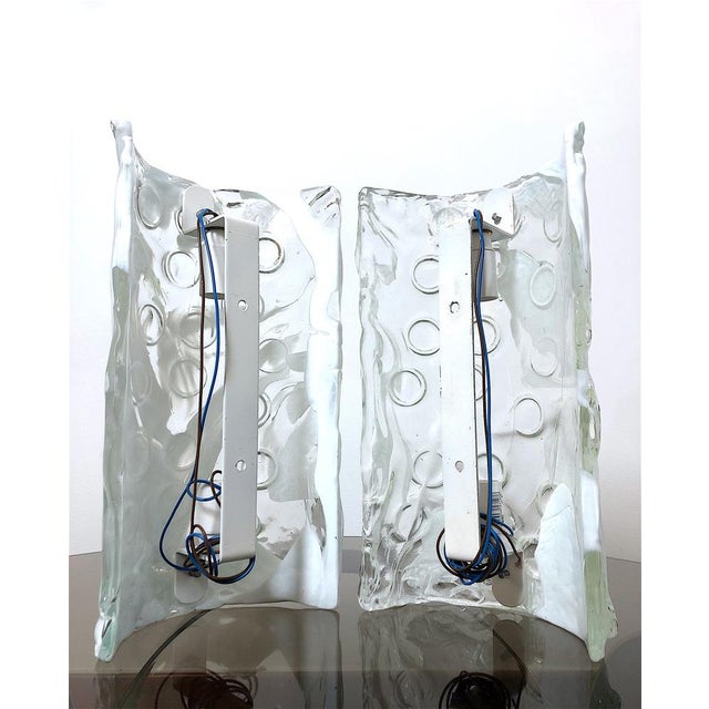 Vintage Wall Lights from Mazzega, 1970, Set of 2 For Sale - Image 10 of 11