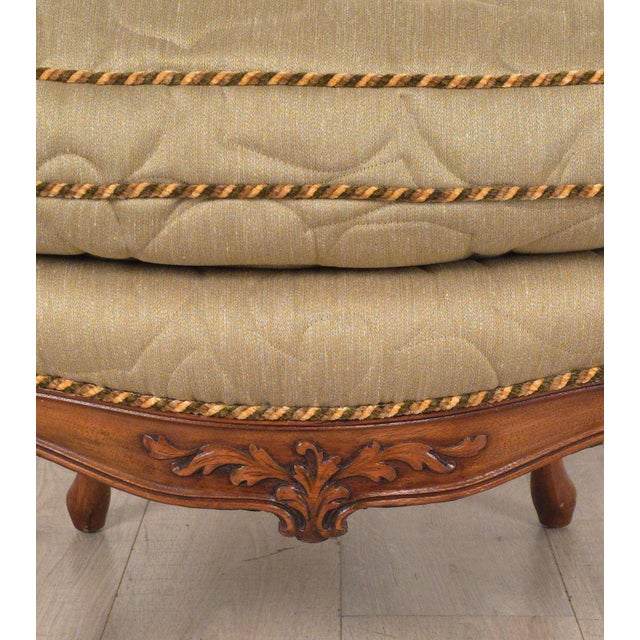 Italian Fruitwood Bergère, Circa 1970 For Sale - Image 14 of 15