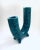 1960s Brutalist Art Pottery Studio Fat Lava Horn Spout Vase, Belgium, 1960s For Sale - Image 5 of 12