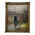 Signed Early 20th Century Impressionist Landscape Oil by F. A. Tabor, Gilt Piecrust Frame For Sale