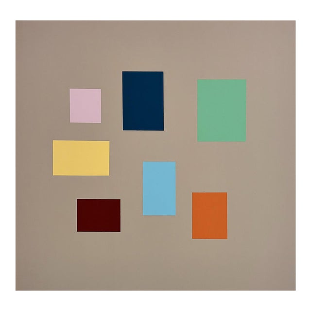 Contemporary Abstract Acrylic on Birch Panel "Certain Doubts" by Tom McGlynn For Sale