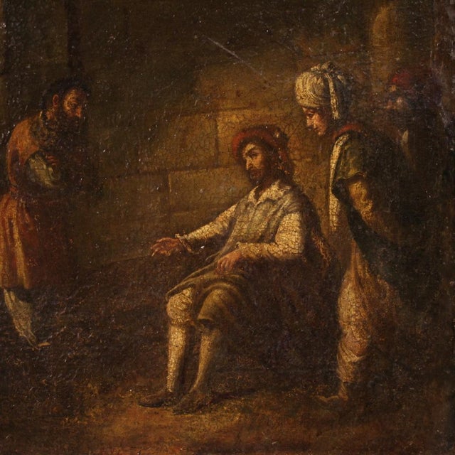 Italian Artist, The Parable of the Unfaithful Farmer, 17th Century, Oil on Canvas For Sale - Image 9 of 16