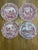 Vintage 1990’s Spode Archive Collection Cranberry Transferware Plates - a Set of 4 For Sale - Image 11 of 11