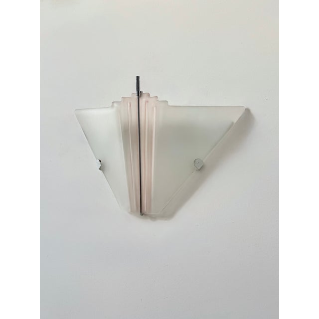 1970s Vintage Wall Lights in Murano Glass and Chromed Metal, Italy, 1970, Set of 2 For Sale - Image 5 of 7