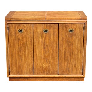 1970s Flip Top Bar Cart Server by Drexel For Sale