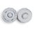 Contemporary Pair of Contemporary Faceted Crystal Ball Candlesticks, 3.375 Inches For Sale - Image 3 of 8
