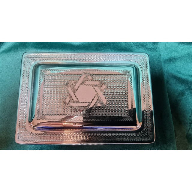 Antique Sugar Bowl with Star of David and Gold & Silver Plating from Arthur Krupp AG, Bernsdorf, 1920s For Sale - Image 11 of 18