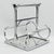 La Compagnie des Arts Français 1930s Jacques Adnet Art Deco Barware Bottle Holder Carrier For Sale - Image 4 of 9