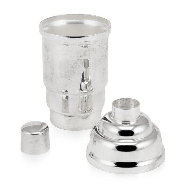 1950s 20th Century Art Deco Silver-Plated Cocktail Shaker, France, 1950s For Sale - Image 5 of 8