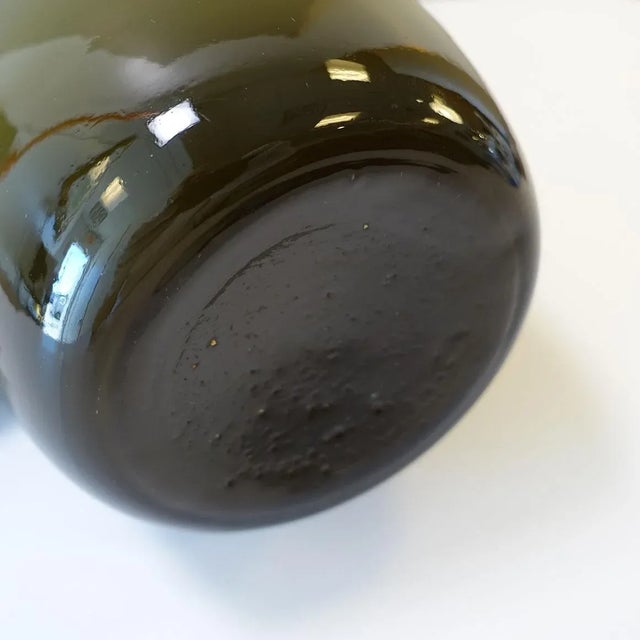 1960s Vintage 1960s Guildcraft Empoli Italy Cased Glass Vase For Sale - Image 5 of 6