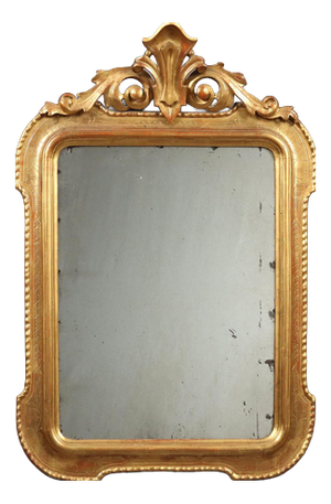 Carved and Gilded Wooden Mirror