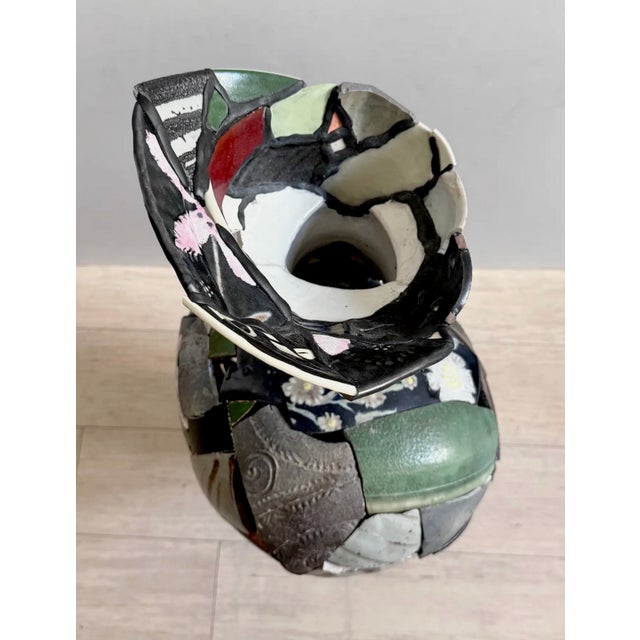 2022 Shard Amphora No. 15 Contemporary Multicolor Ceramic Sculpture Chase Travaille For Sale - Image 11 of 13
