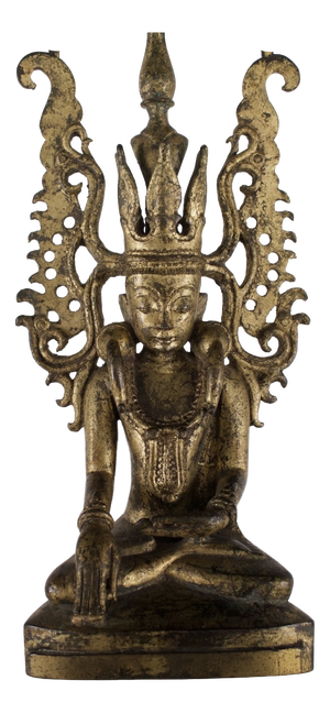 Gilt Bronze Jambupati Buddha, Burma, 1700s