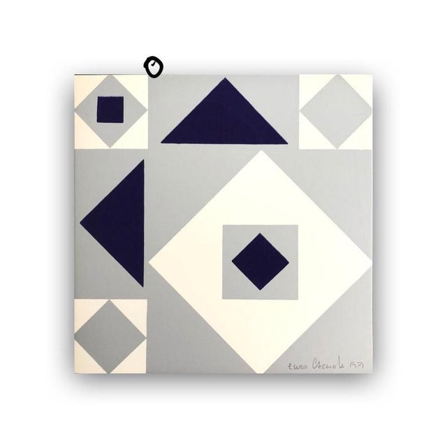 Enzo Cacciola, Untitled, 1971, Silk-screen For Sale - Image 4 of 4