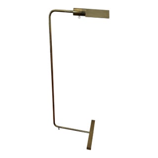 Vintage Signed Cedric Hartman Brass Floor Lamp For Sale