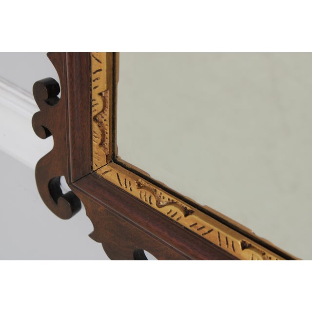 Henkel Harris Spnea Chippendale Mahogany Mirror For Sale In Philadelphia - Image 6 of 13