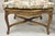 Vintage French Country Louis XV Style Upholstered Cane Lounge Arm Chairs - Pair For Sale In Philadelphia - Image 6 of 12