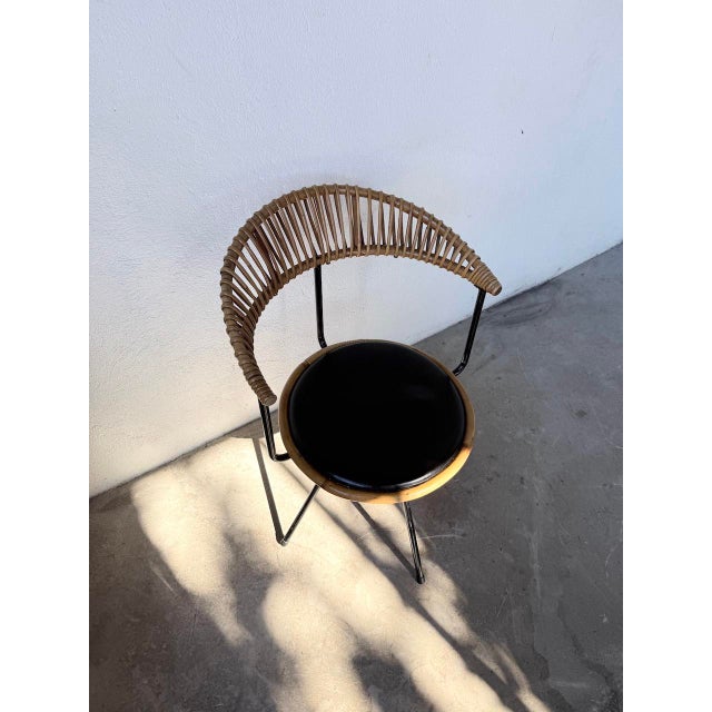Rattan Chair from Dirk Van Sliedregt, 1950s For Sale - Image 10 of 18