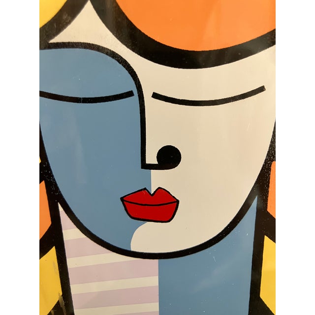 Pop Art Britto Lucite Lithograph For Sale - Image 3 of 5