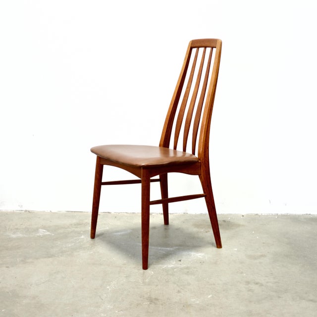 Koefoed Hornslet “Eva” Set of 4 Teak Dining Chairs For Sale - Image 10 of 17