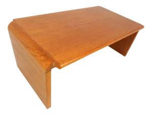 1960s Danish Teak 2-Tier Waterfall Coffee or Cocktail Table