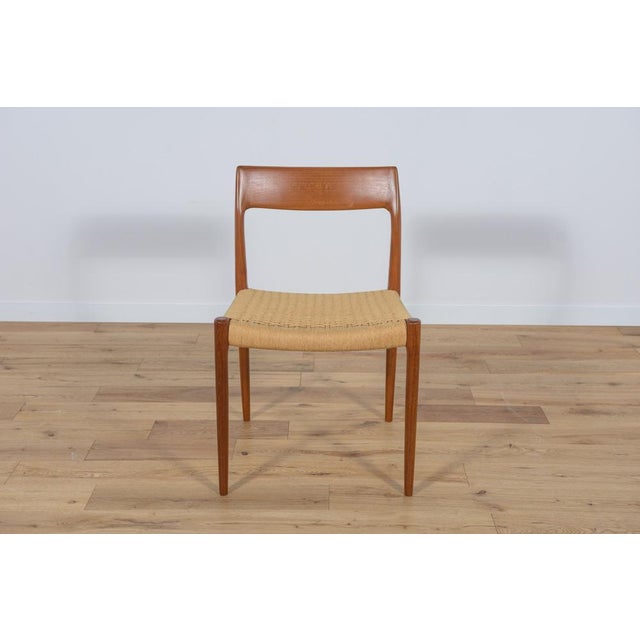 Mid-Century Model 77 Dining Chairs by Niels Otto Møller for J.L. Møllers, 1960s, Set of 4 For Sale - Image 11 of 18