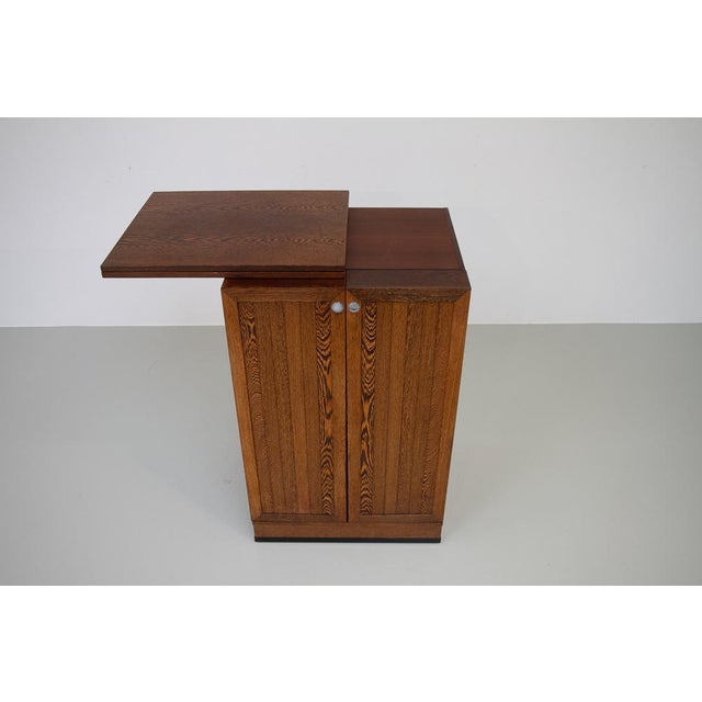 Danish Modern Folding Dry Bar in Wengé by Dyrlund, 1960s For Sale - Image 11 of 18