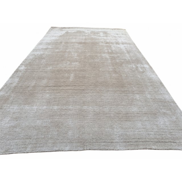 Rh Amara Performance Handwoven Rug – 9' X 12' Wheat | 55% Wool & 45% Nylon | Handwoven For Sale - Image 12 of 18