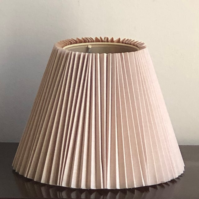 Small Mid20th Century Inverted Knife Pleated Lamp Shade Chairish