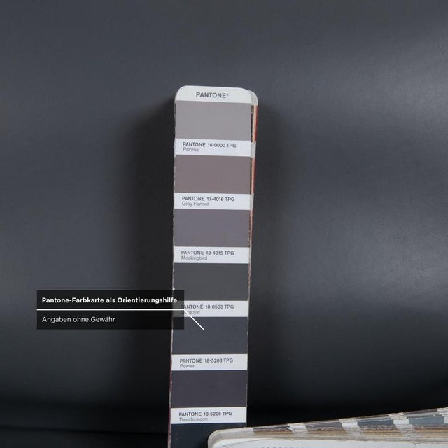 CAB 413 Chairs in Grey Leather by Mario Bellini for Cassina, Set of 8 For Sale - Image 14 of 18