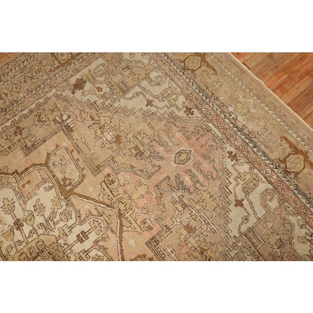 Textile Late 20th Century Neutral Indian Room Size Rug For Sale - Image 7 of 18