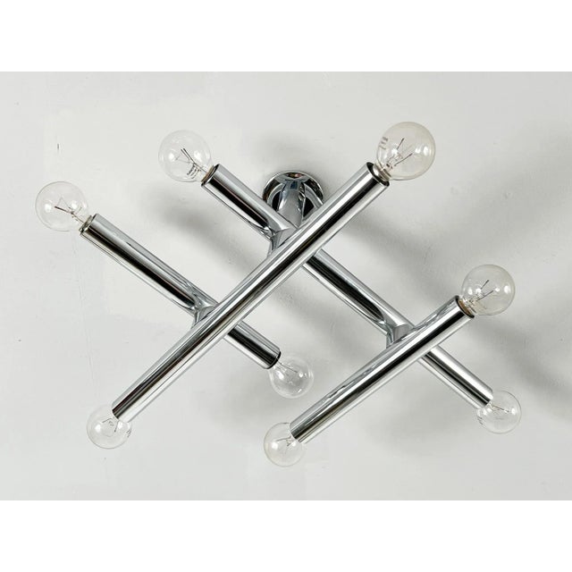 Silver Mid-Century Modern Wall Lamp by Temde, Germany, 1970s For Sale - Image 8 of 18