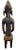 A Large hand carved wooden statue of a Senufo Mother & Child 42" Tall, 11" wide, 10" deep. One of the strongest faiths of...