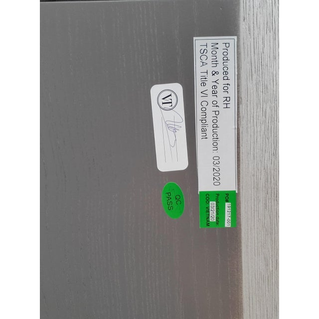 Arles Grey Oak Dining Table Restoration Hardware Chairish