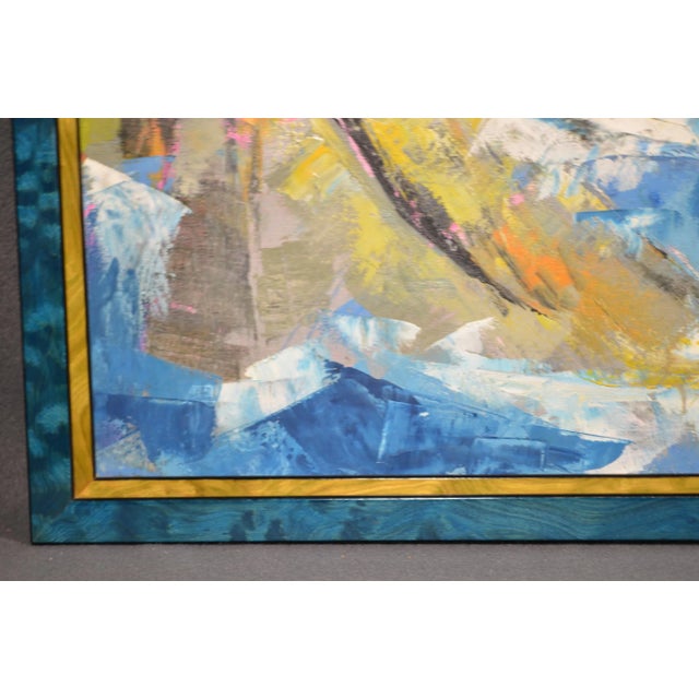 j.j. Millet "Ships in Rough Seas" Signed and Dated Oil on Canvas For Sale - Image 9 of 12