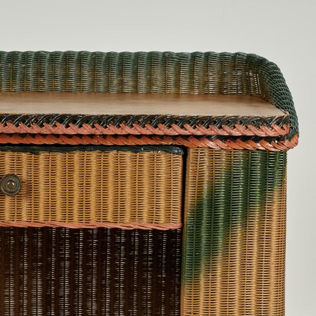 1940s Two Piece Set of Antique Wicker by Lloyd Loom For Sale - Image 5 of 18