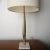 Brass Contemporary Brass Lamps on Square Marble Bases - A Pair For Sale - Image 8 of 10