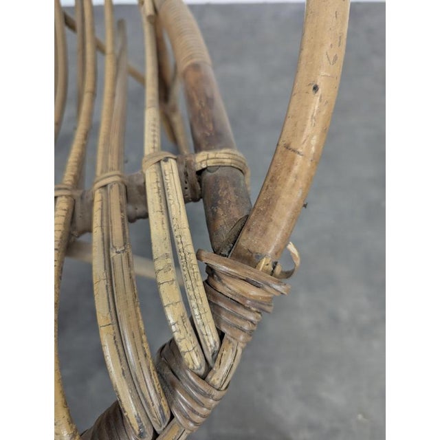 Vintage Bamboo and Rattan Armchair For Sale - Image 6 of 7