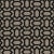 Sample - Schumacher San Remo Fret Fabric in Jet For Sale