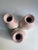 Off-white Set of 3 Isaac Mizrahi Pink & White Pottery Vases, 1990's For Sale - Image 8 of 13