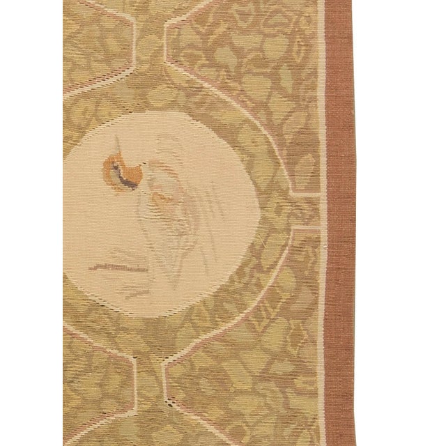 Contemporary European Inspired Aubusson Rug by Doris Leslie Blau For Sale - Image 4 of 5