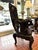 Wood 20th Century Asian Carved Monkey Arm Chair For Sale - Image 7 of 11