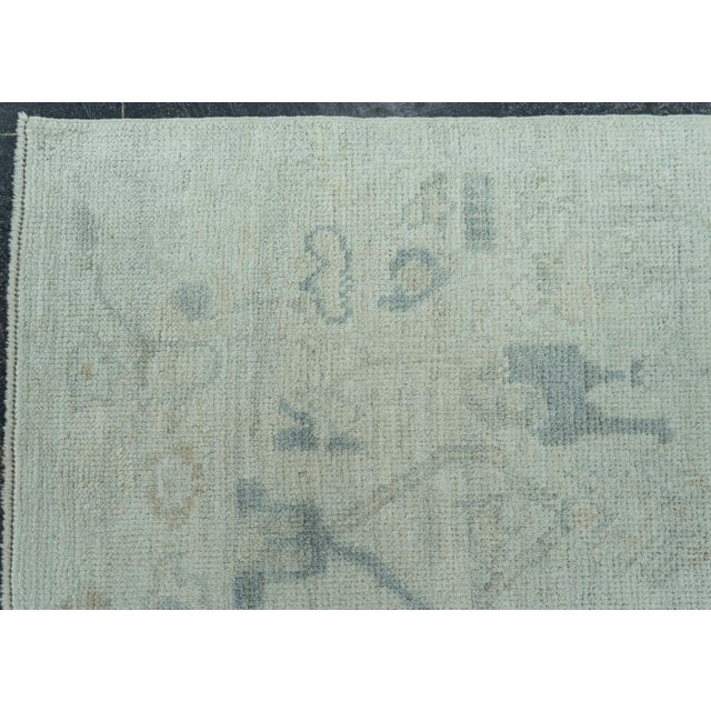 Turkish Oushak Rug 5'2" x 7'4" #19295 For Sale - Image 4 of 8