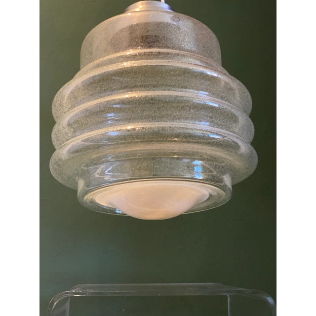 Large Blown Murano Glass Chandelier, Italy, 1970s For Sale - Image 9 of 10