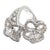 18k White Gold Diamond Monogram Fusion Ring by Louis Vuitton. *Includes Louis Vuitton Box Details: Metal: 18k White Gold...