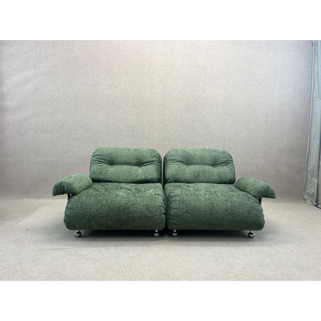 Mid-Century Modular 2-Seater Sofa by Kim Wilkins for G-Plan, Set of 2 For Sale - Image 4 of 18