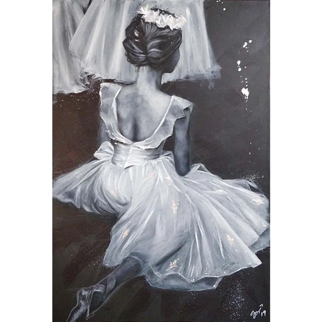 Sylvie Magnin, Étoile naissante, 2019, Oil on Canvas For Sale - Image 6 of 6