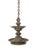 Modern Bronze Oil Lamp from Aceh, Indonesia, 20th Century For Sale - Image 3 of 8