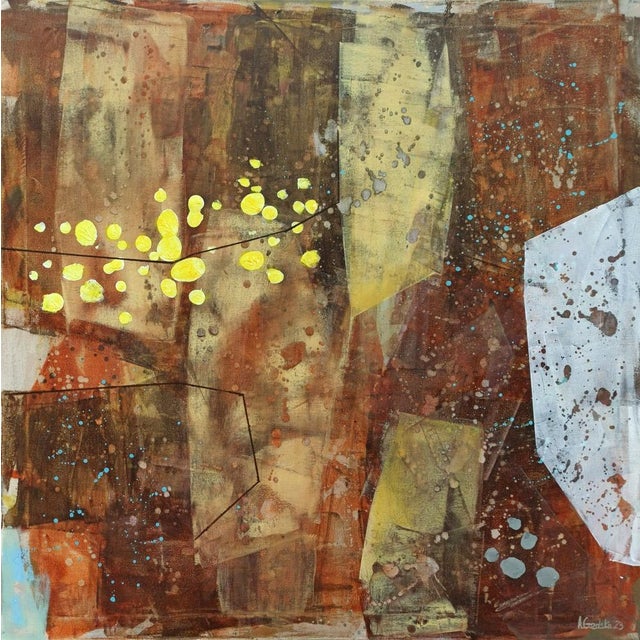 Early 21st Century Anna Masiul-Gozdecka, Fragments of a Tree, 2023, Acrylic on Canvas For Sale - Image 5 of 5